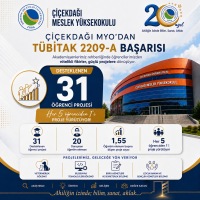 Çiçekdağı MYO’dan Büyük TÜBİTAK 2209-A Başarısı: 31 Öğrenci Projesine Destek!